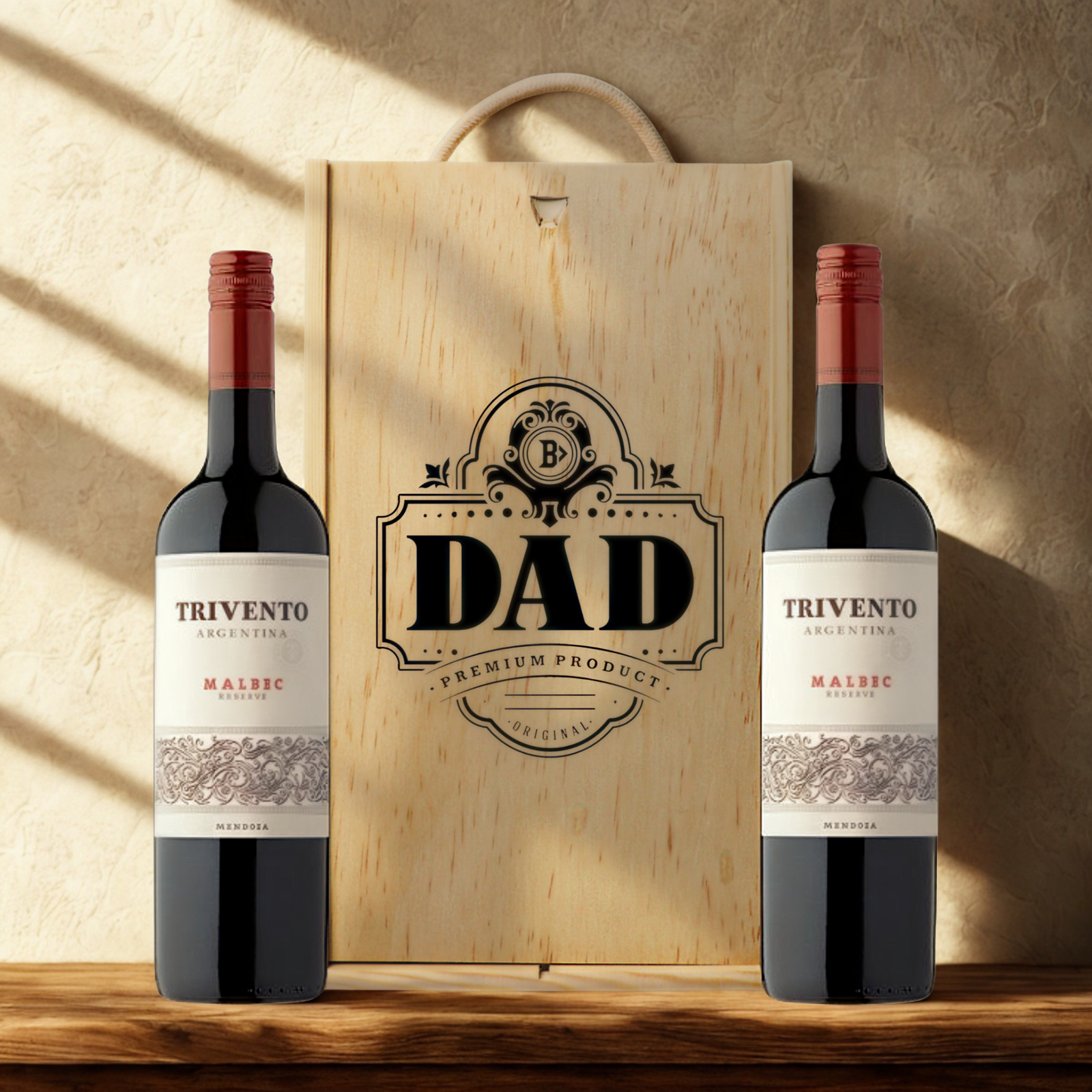 Best Dad Wine Gift Set – Premium Red & White Wine Selection