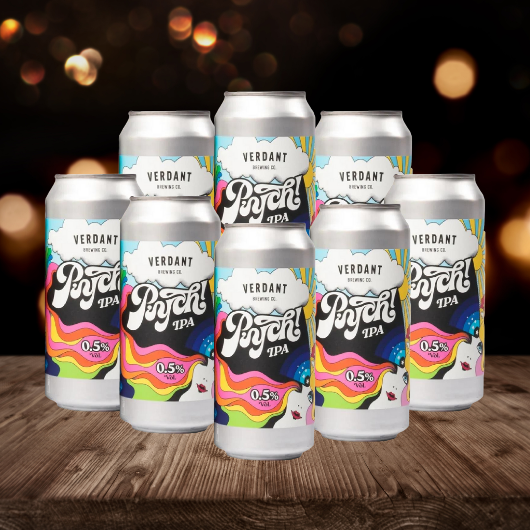 Vedant Psych British Low Alcohol IPA 440ml Cans - 0.5% ABV (12 Pack)