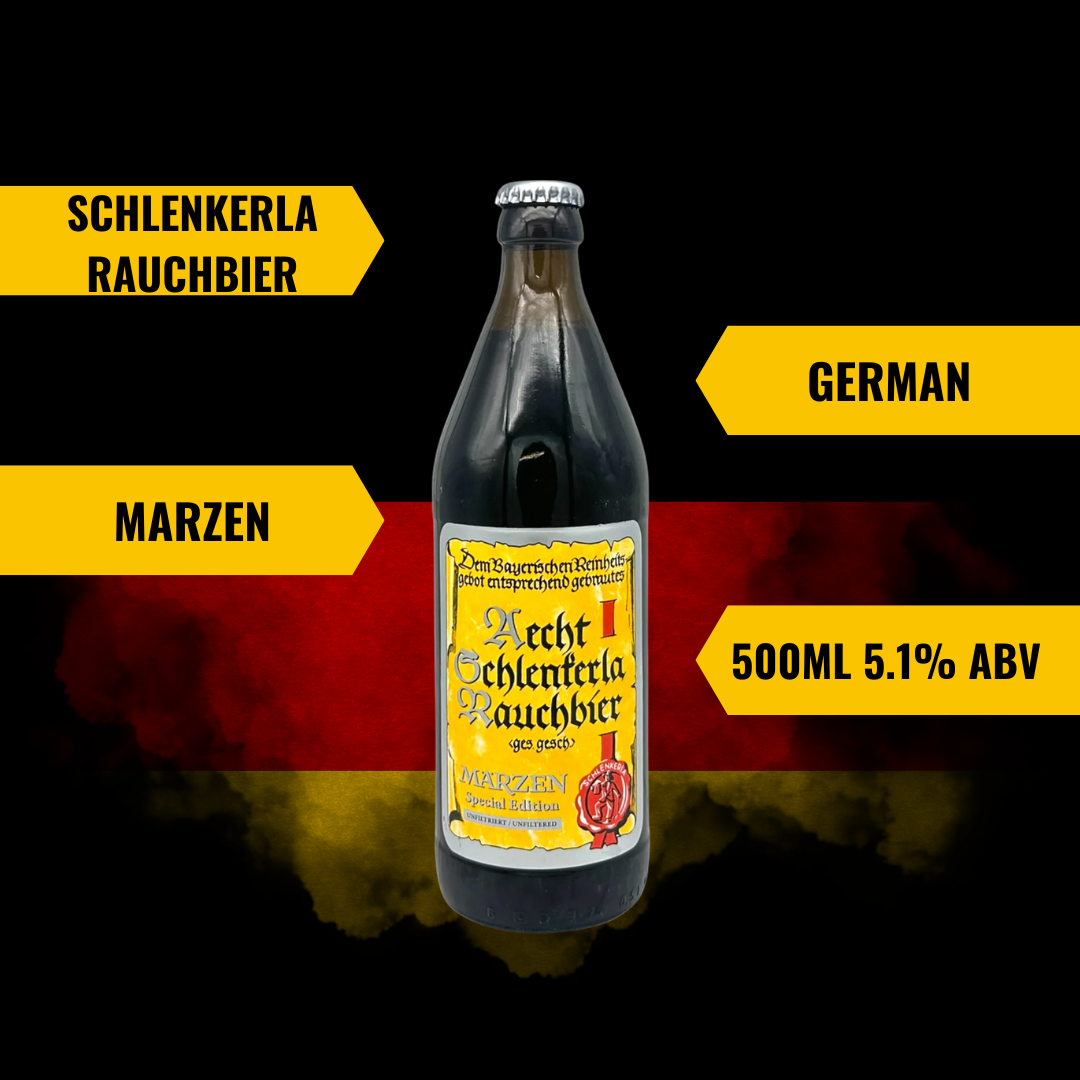 Schlenkerla Rauchbier German Marzen 500ml Bottles - 5.1% ABV (7 pack)