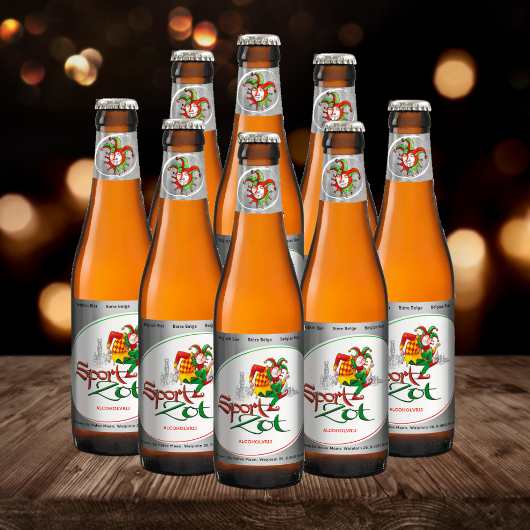 Brugse Zot Sport Low Alcohol Beer 330ml Bottles (Multipack) - 0.4% ABV