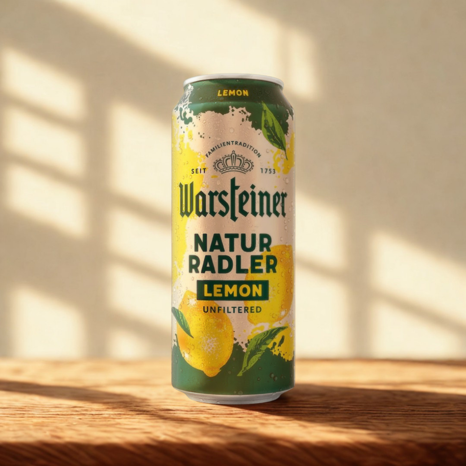 Warsteiner Natur Lemon Radler 500ml Cans (Multipack) - 2.0% ABV