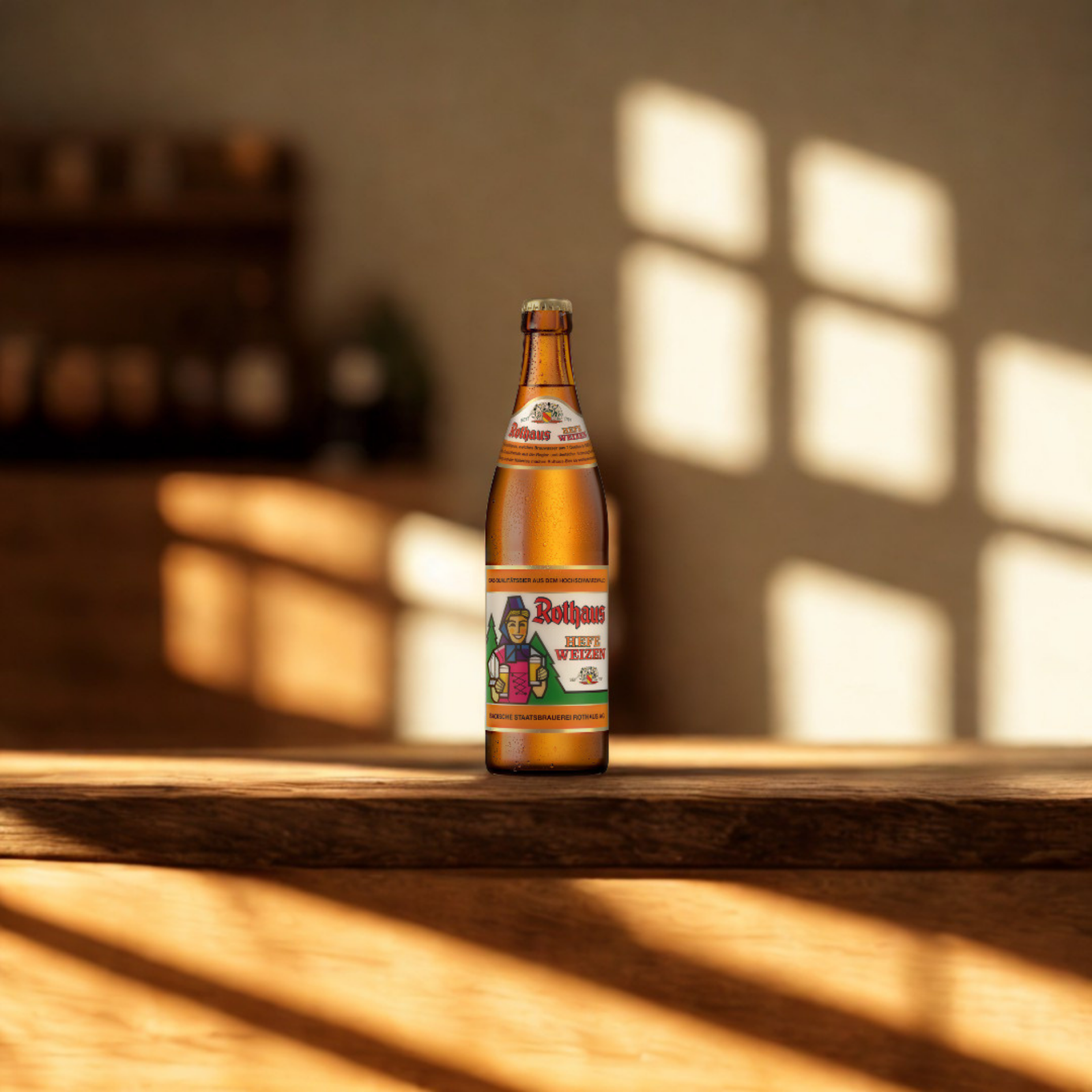 Rothaus German Wheat Beer Hefeweizen 500ml Bottles - 5.4% ABV (Multipack)