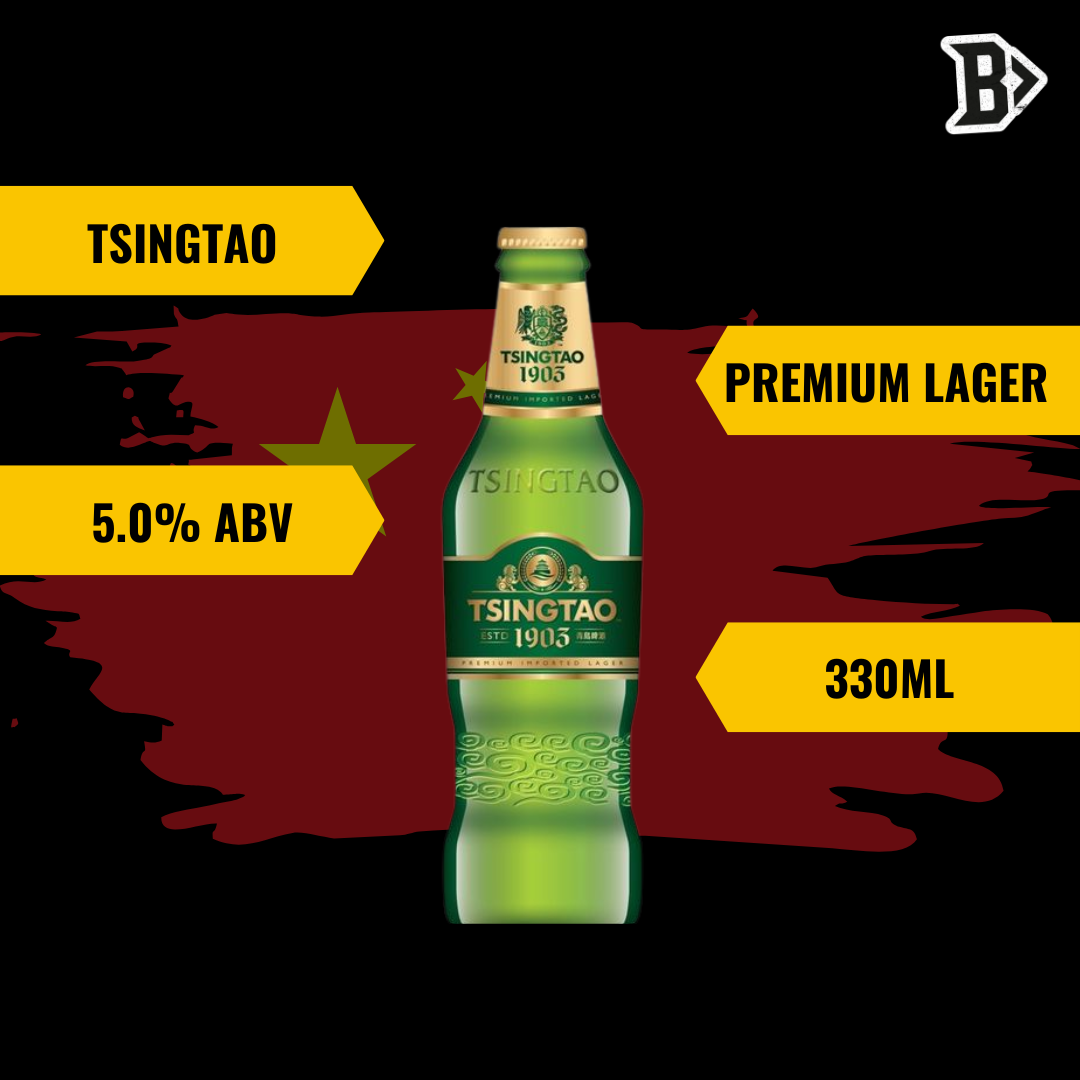 Tsingtao 1903 Premium Lager 330ml - 5.0% ABV (12 pack)