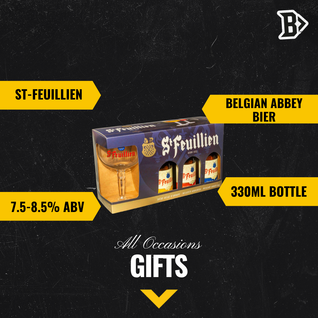 St Fuellian Belgian Beer Gift Pack with Chalice Glass