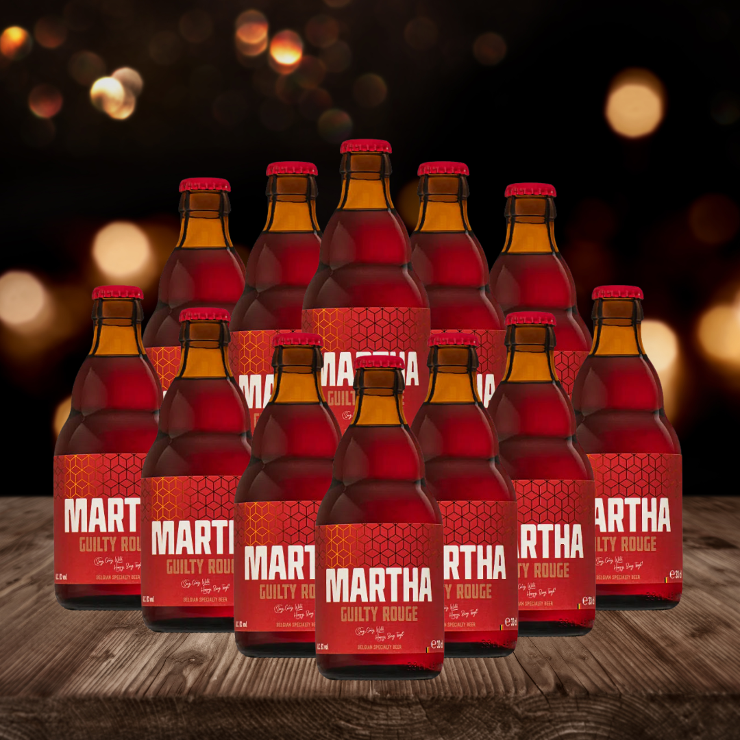 Martha Rouge Belgium Fruit Ale 330ml Bottles - 8.0% ABV (12 Pack)
