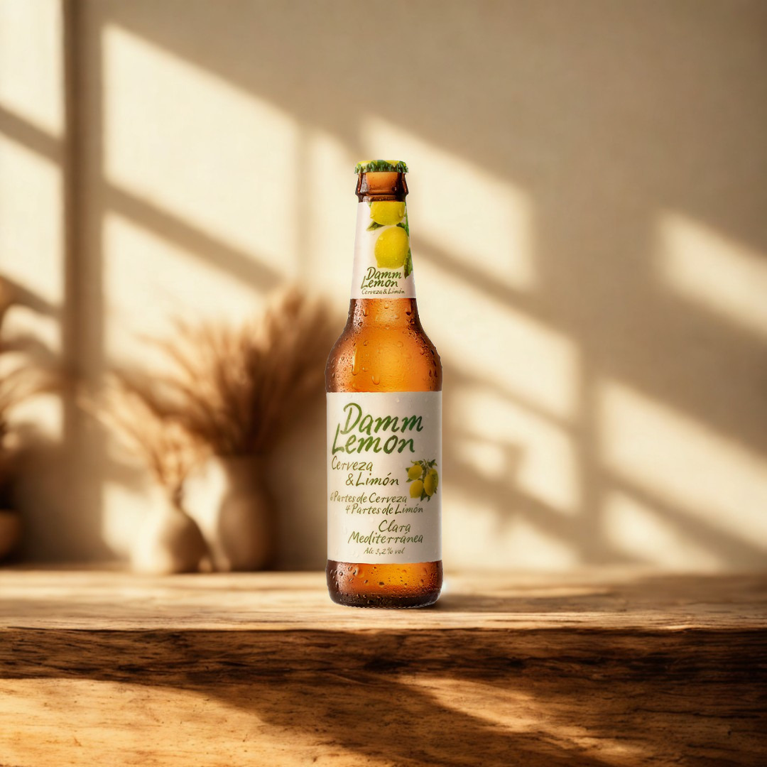 Damm Lemon Cerveza & Limon Radler 330ml Bottles 3.2% ABV (Multipack)
