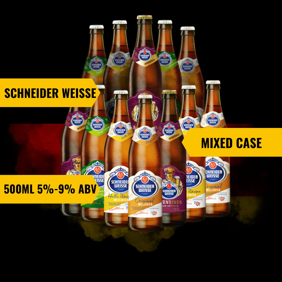 Schneider Weisse German Wheat Beer Mixed Case 500ml Bottles (12 Pack)