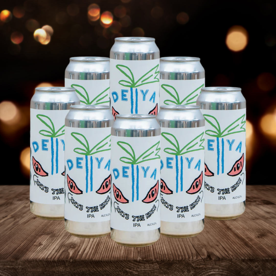 Deya British IPA Into The Haze 500ml Can - 6.2% ABV (8 Pack)