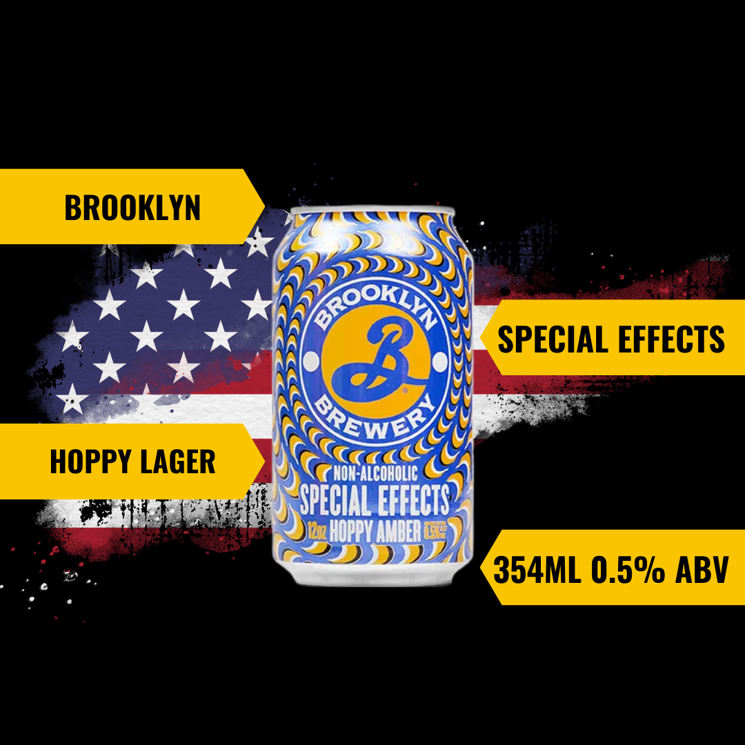 Brooklyn Brewery Special Effects Alcohol Free Lager 330ml - 0.5% ABV (Multipack)