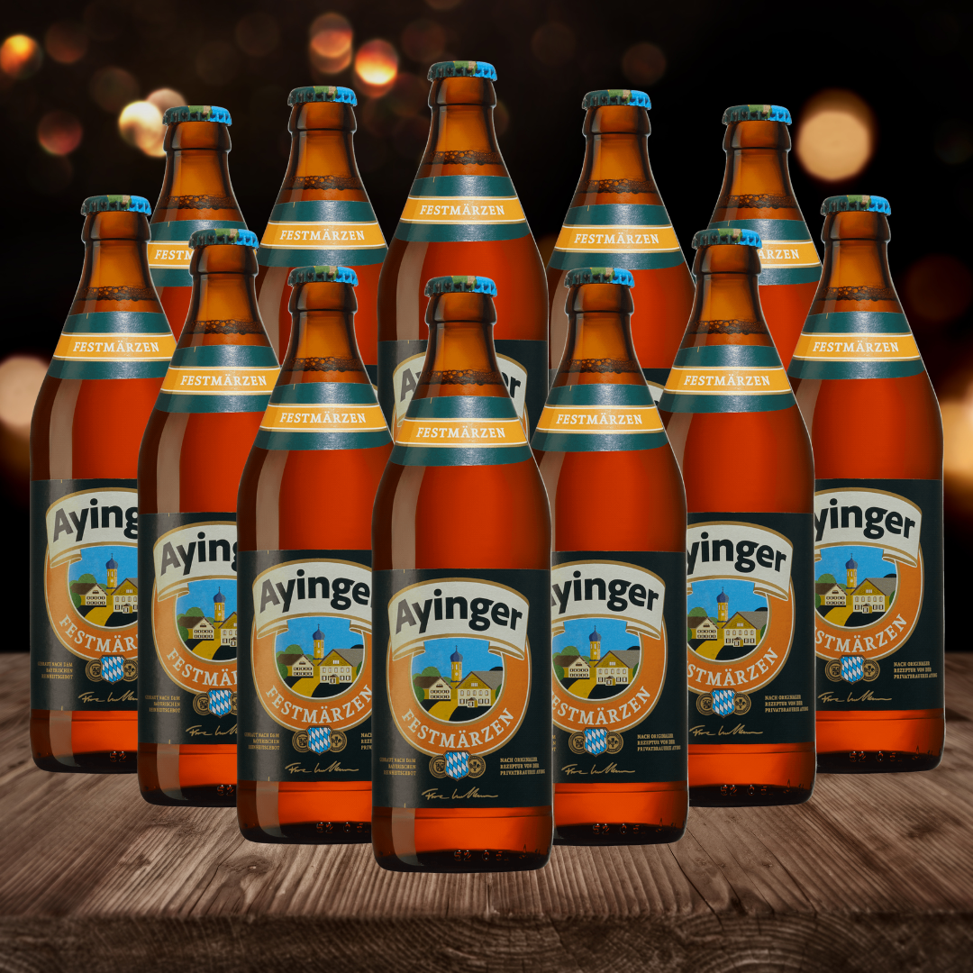 Ayinger Festmärzen Oktoberfest 500ml Bottles - 5.8% ABV (12 Pack) - BEERHUNTER