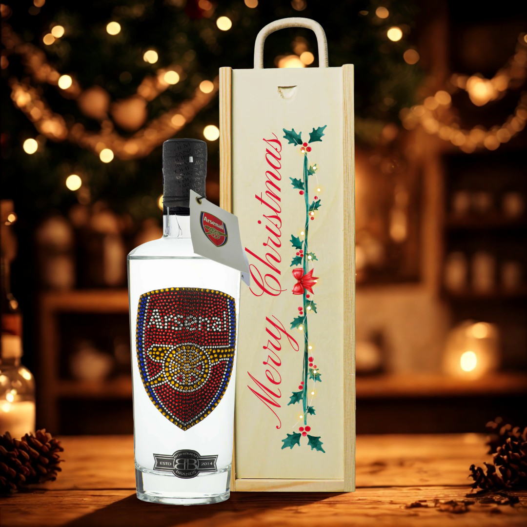 Merry Christmas Arsenal Football Vodka Gift Set - 37.5% ABV