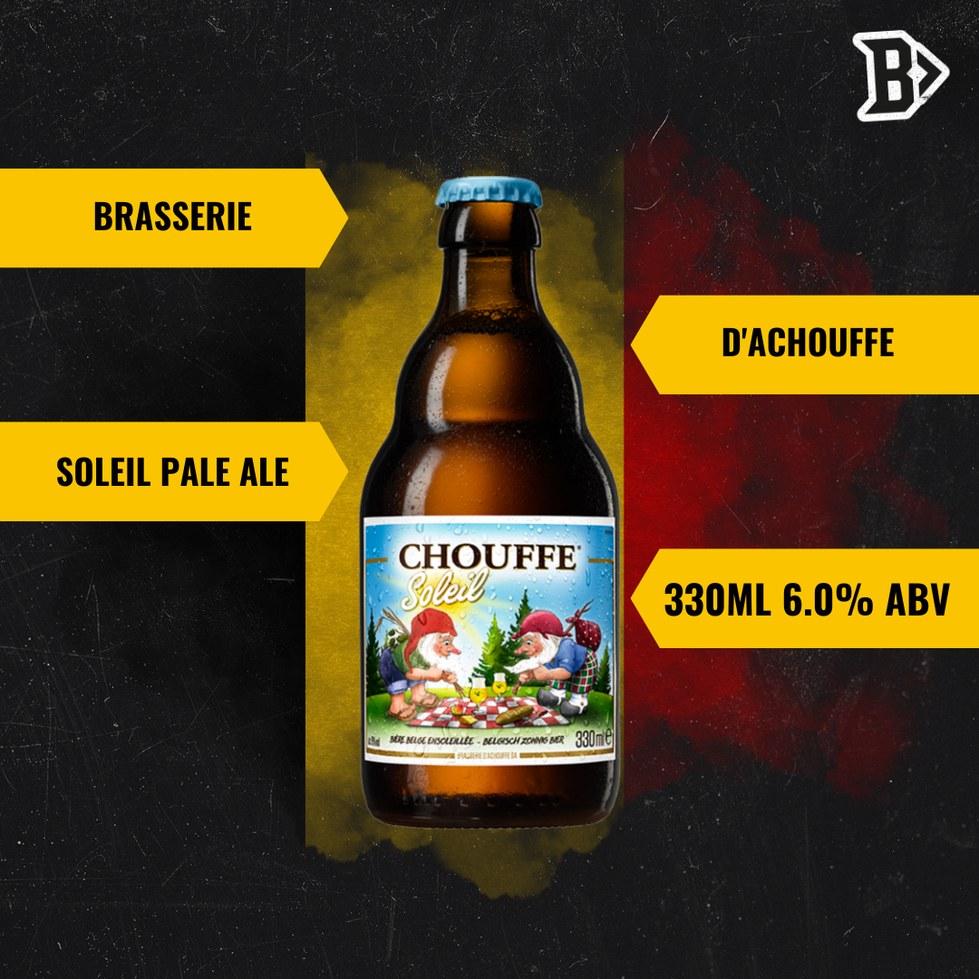 Brasserie d'Achouffe Soleil Belgian Pale Ale 330ml Bottles (12 Pack) - 6.0% ABV - BEERHUNTER