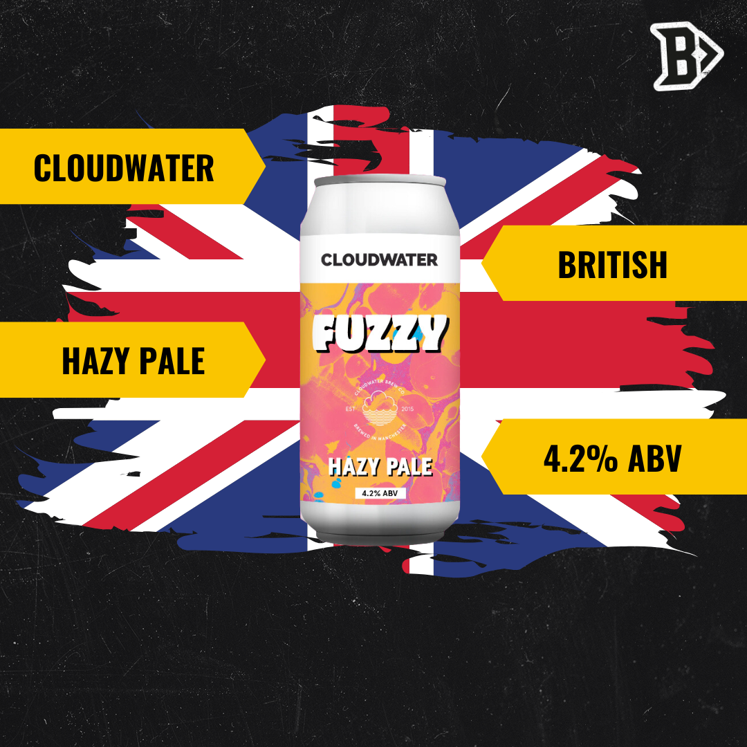 Cloudwater Fuzzy Hazy Pale Ale 440ml Cans - 4.2% ABV (12 Pack)
