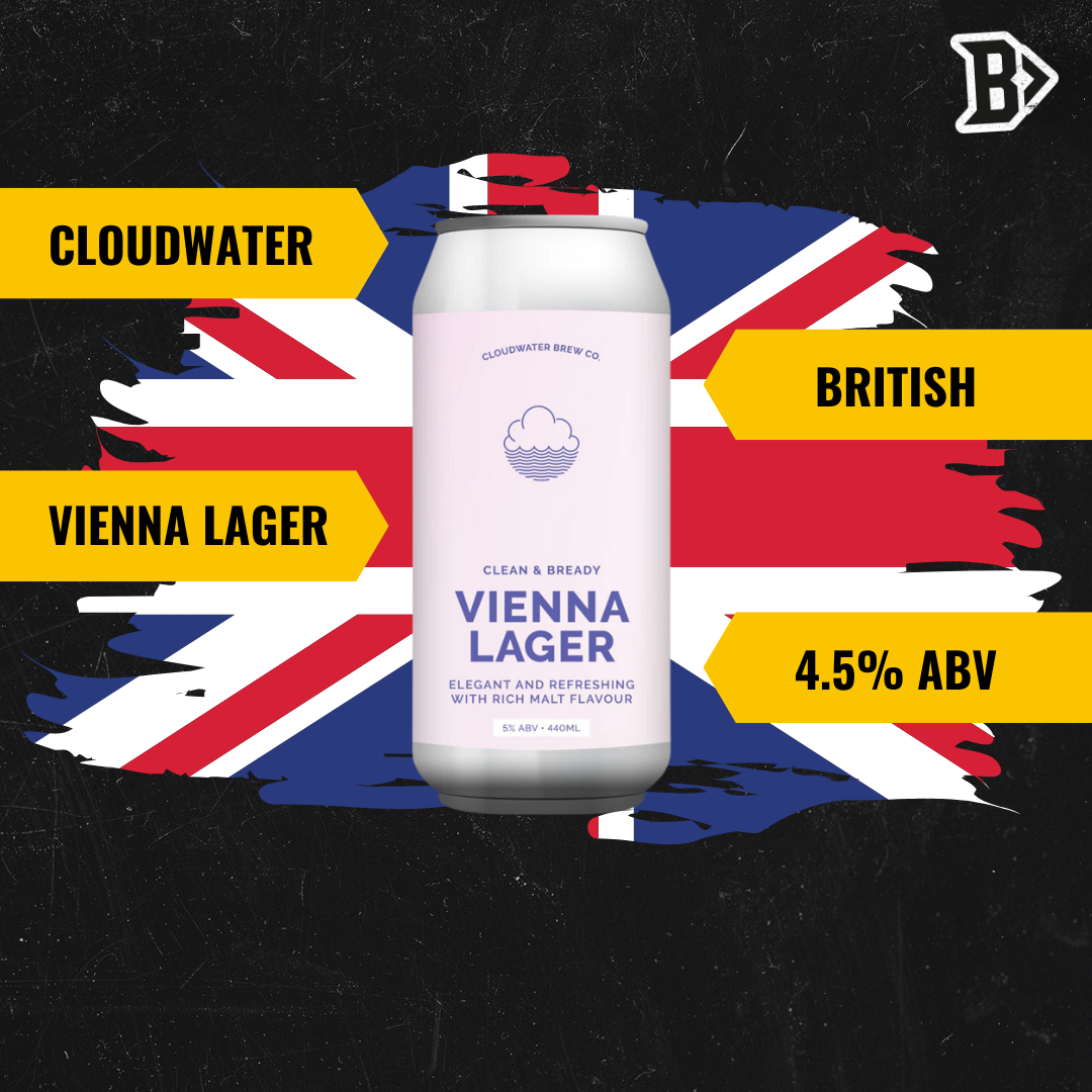 Cloudwater Vienna Lager 440ml Cans - 4.5% ABV (12 Pack)