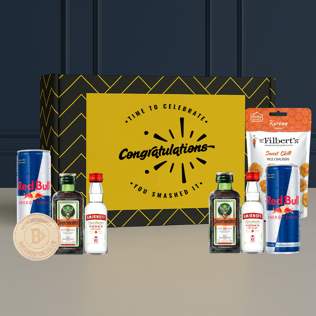 Jägermeister Gifts For Him Jagerbomb Gift Differently Set (4 x 5cl Bottles)