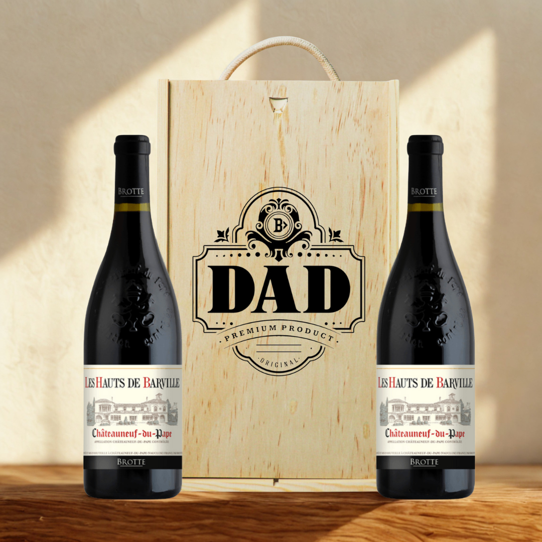 Best Dad Wine Gift Set – Premium Red & White Wine Selection