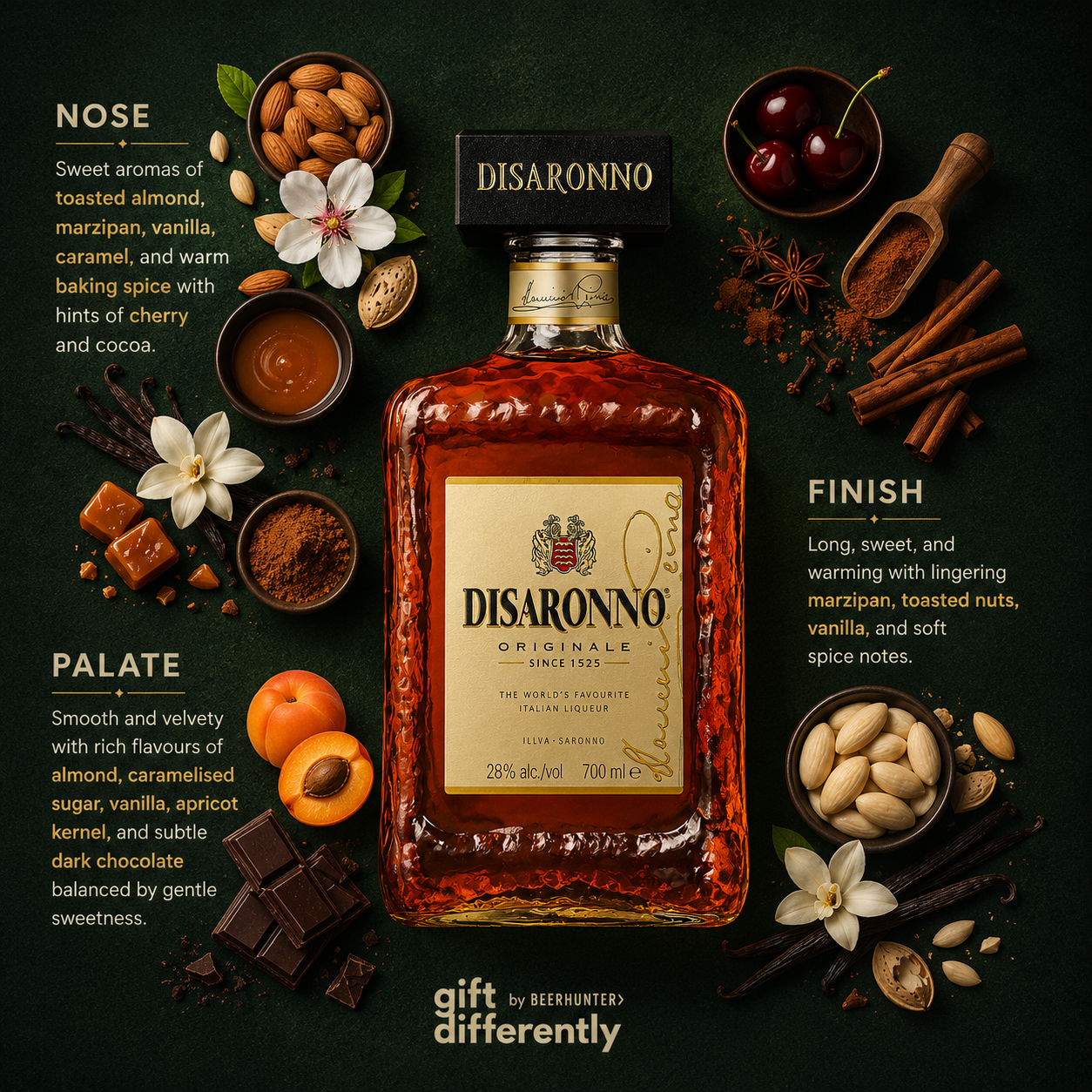 Personalised Disaronno Originale Italian Liqueur with Cola Gift Set - 50cl (28% ABV)