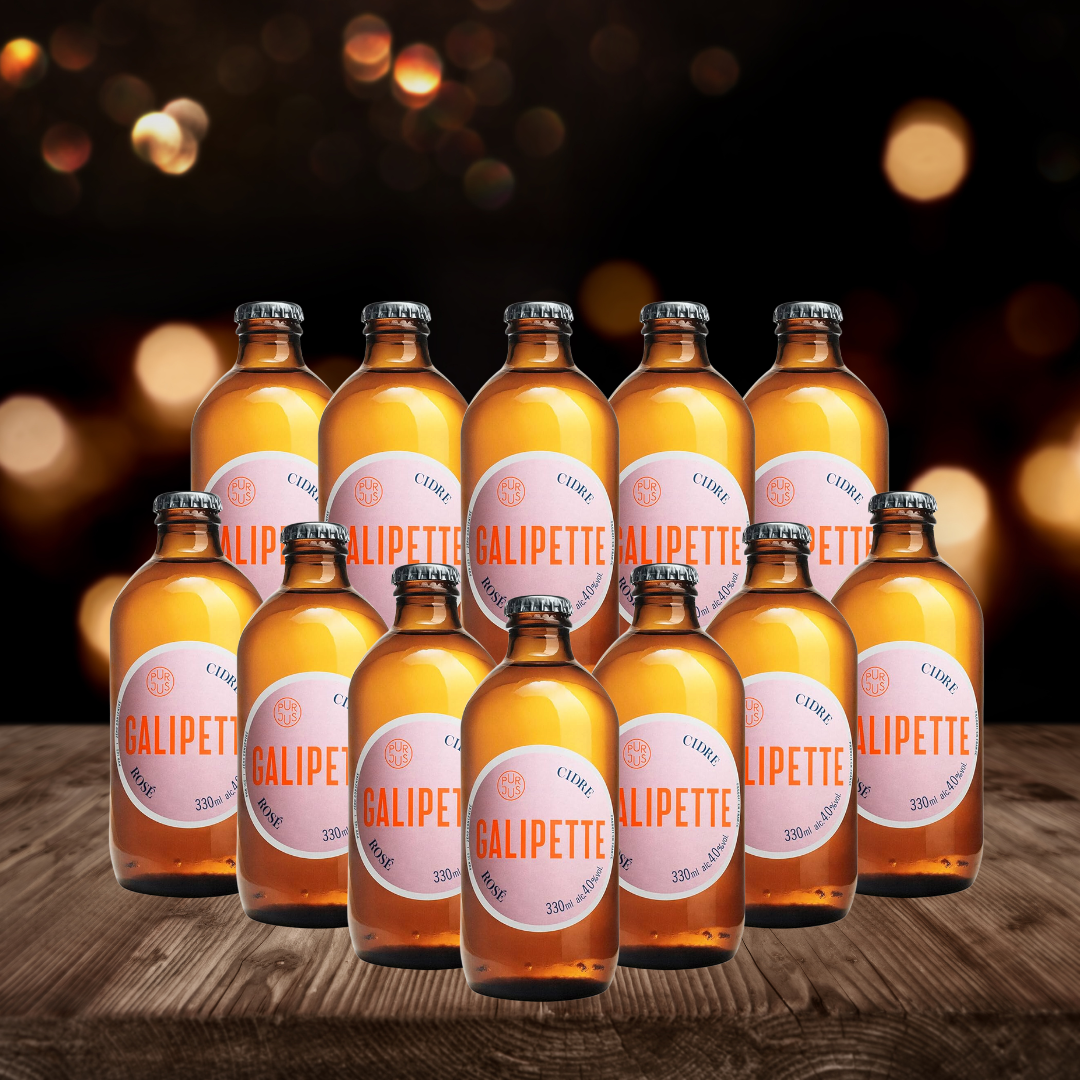 Galipette Rose French Cider 330ml Bottles - 4.50% ABV (12 Pack)