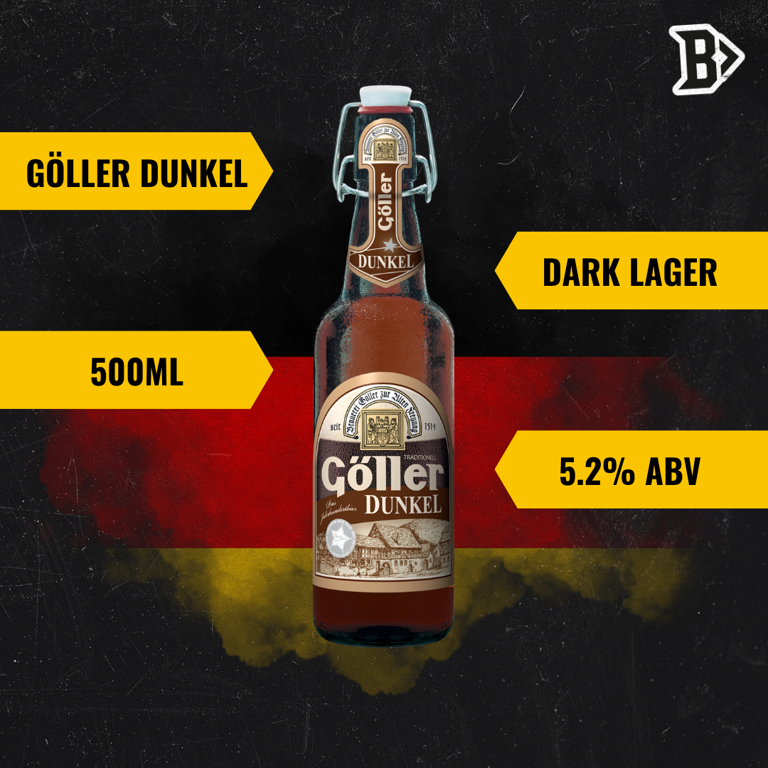 Göller Dunkel Dark Lager 500ml Bottles - 5.2% ABV (12 Pack)