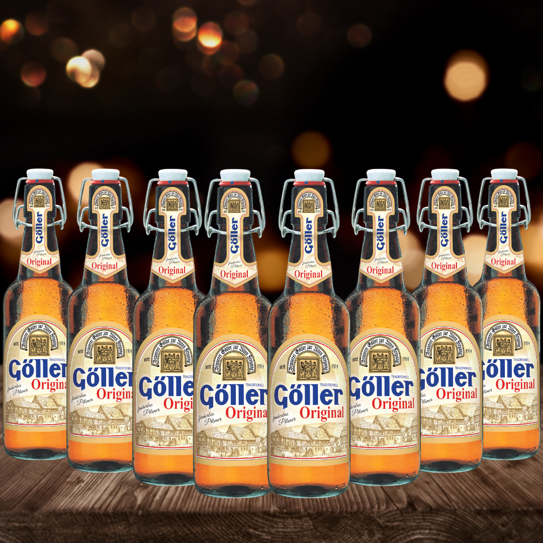 Göller Original German Pilsener 500ml Bottles - 4.9% ABV (Multipack)