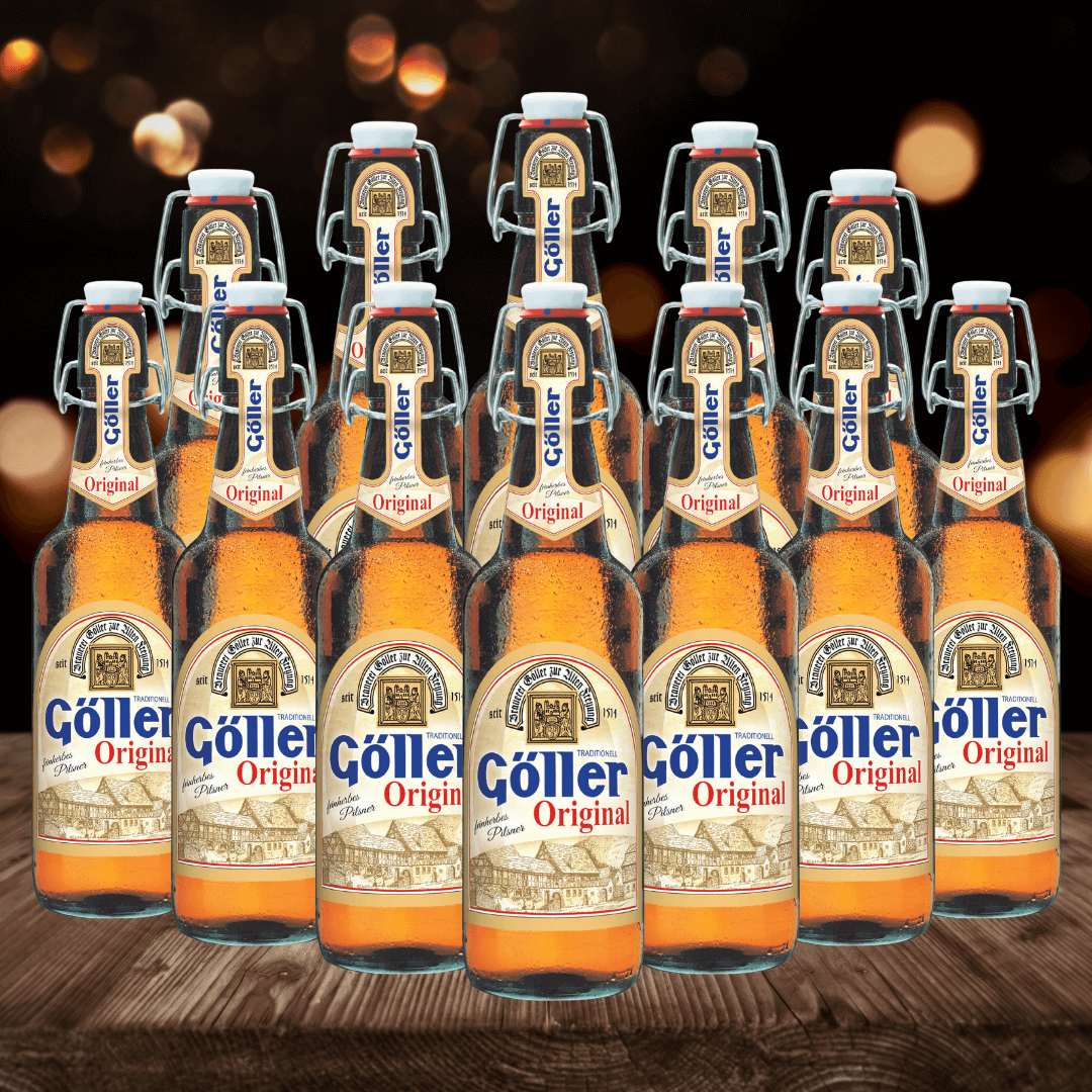 Göller Original German Pilsener 500ml Bottles - 4.9% ABV (12 Pack) - BEERHUNTER