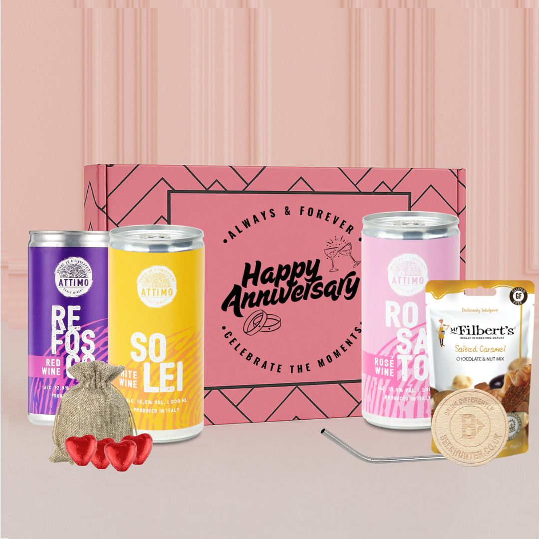 Attimo Wine Gifts For Her Gift Differently Set (3 x 200ml Cans)