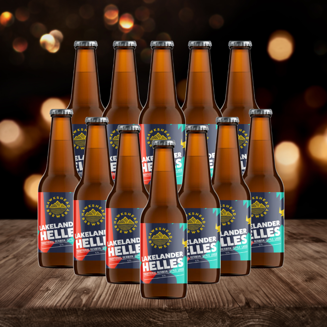 Hawkshead Brewery Lakeland Helles Lager 500ml Bottles - 4.1% ABV (12 Pack)