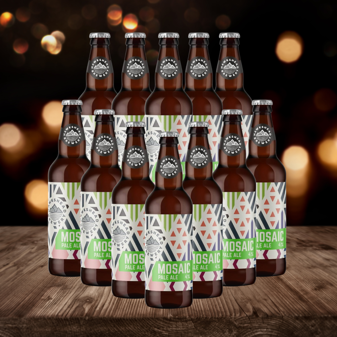 Hawkshead Brewery Mosaic Pale Ale 500ml Bottles - 4.0% ABV (12 Pack)