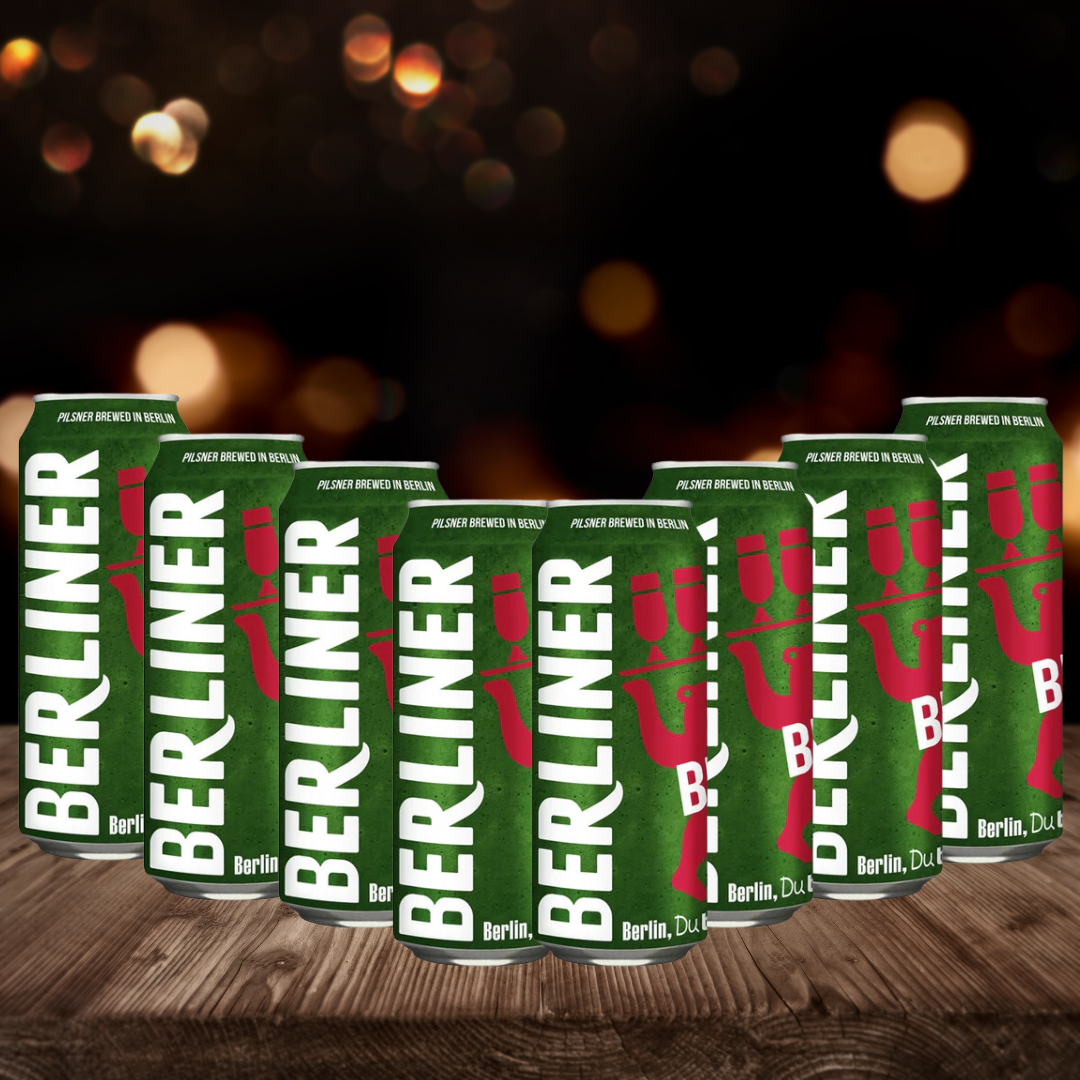 Berliner German Pilsner 500ml Cans (multipack) - 5.0% ABV