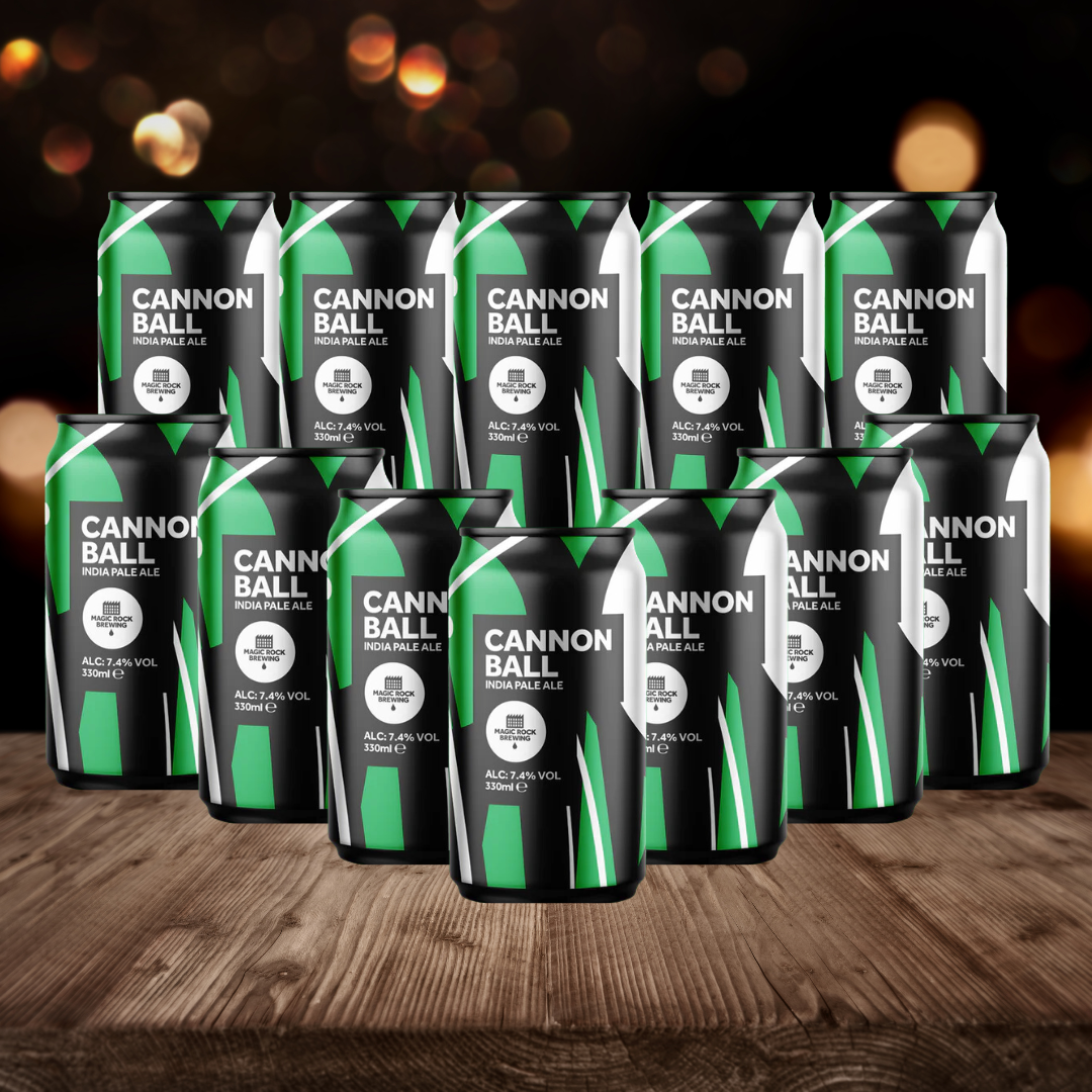 Magic Rock British Canonball IPA 330ml Cans - 7.40% ABV (12 Pack) - BEERHUNTER