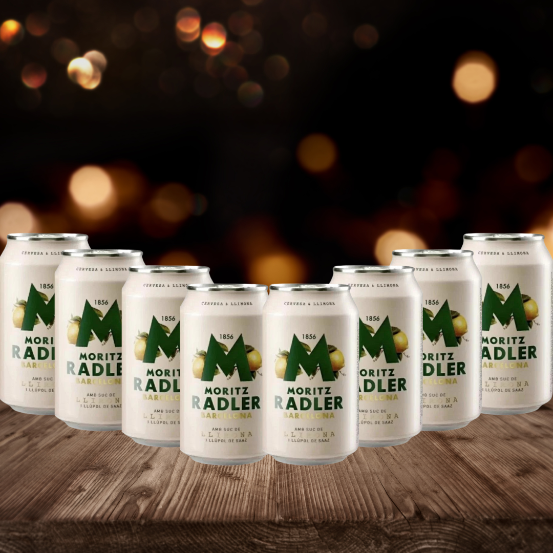 Moritz Barcelona Original Spanish Radler 330ml Cans - 2.8% ABV (Multipack)