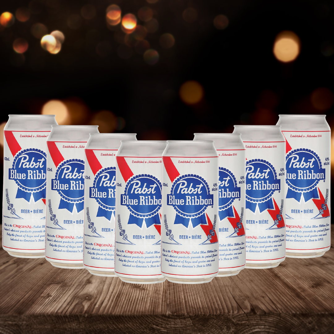 Pabst Blue Ribbon American Pale Lager 473ml Cans (Multipack)- 4.7% ABV