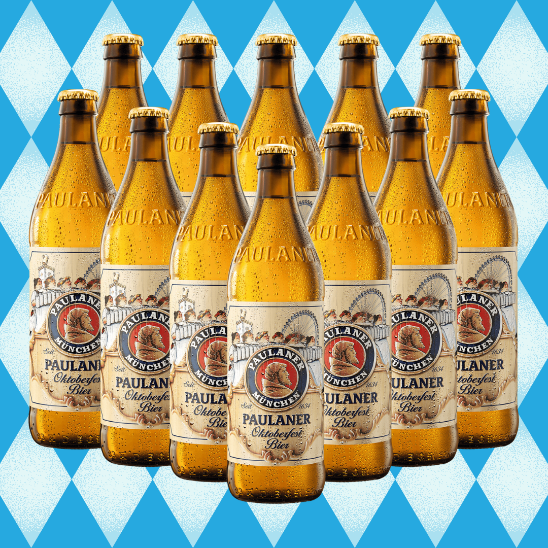 Paulaner Munchen Oktoberfest Premium German Bier 500ml Bottles (Multipack) - 6.0% ABV