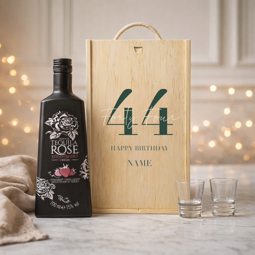 Personalised Birthday Aperitif Gift Set – Premium Spirits Selection with Personalised Lid