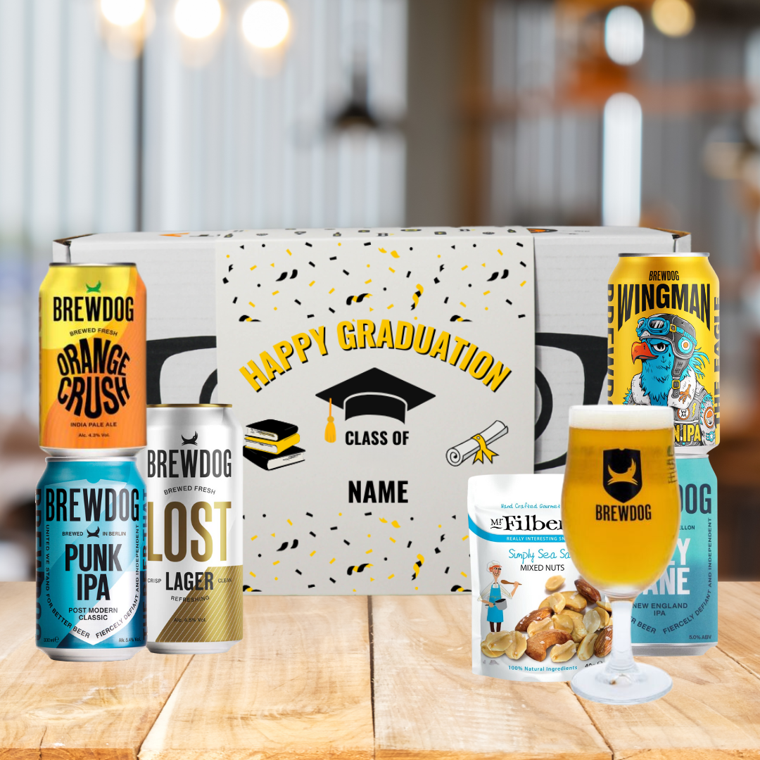 Personalised Brewdog Graduation Craft Beer Gift Set (5 x 330ml)