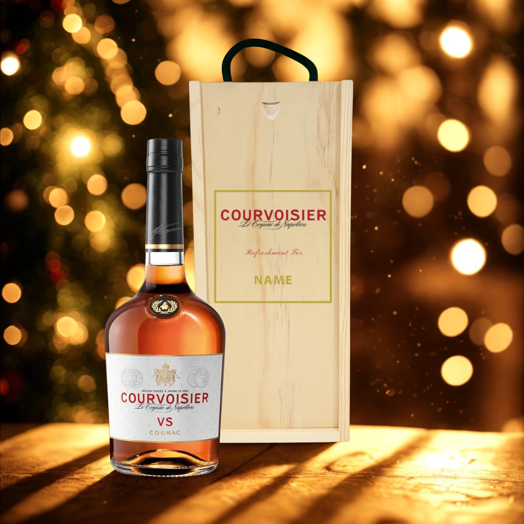 Personalised Courvoisier VS Cognac Gift Set - 70cl