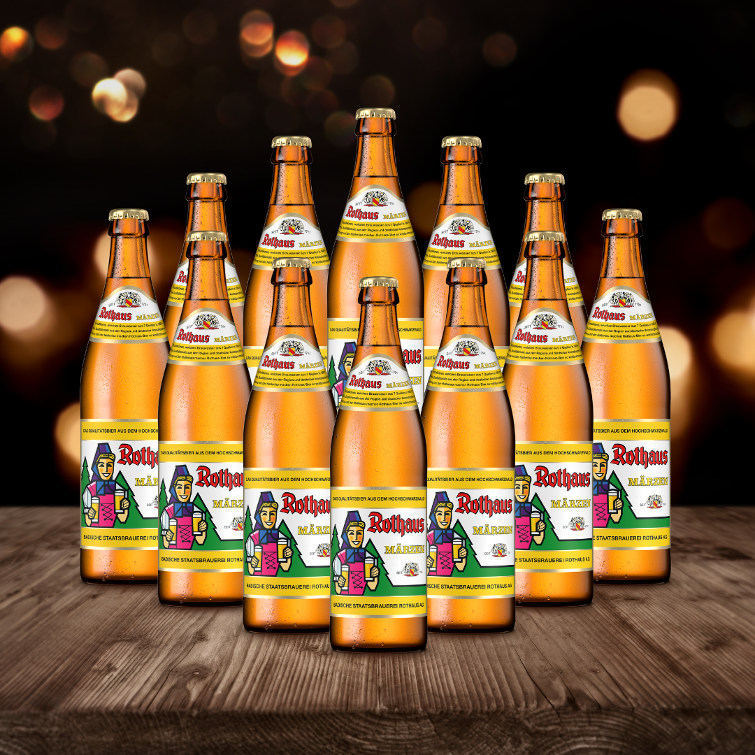 Rothaus German Märzen 500ml Bottles - 5.6% ABV (12 Pack)