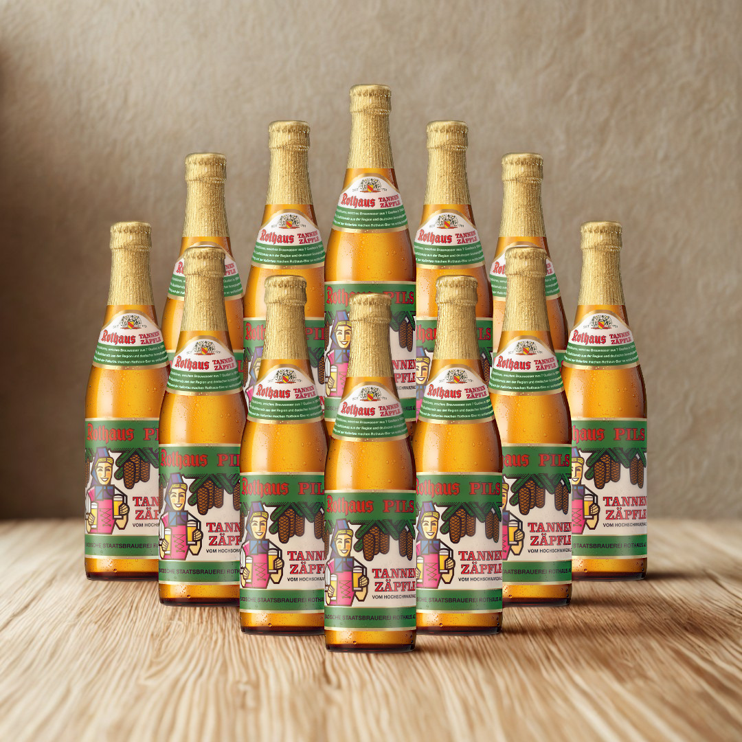 Rothaus German Tannenzäpfle Pils 330ml Bottles - 5.1% ABV (Multipack)