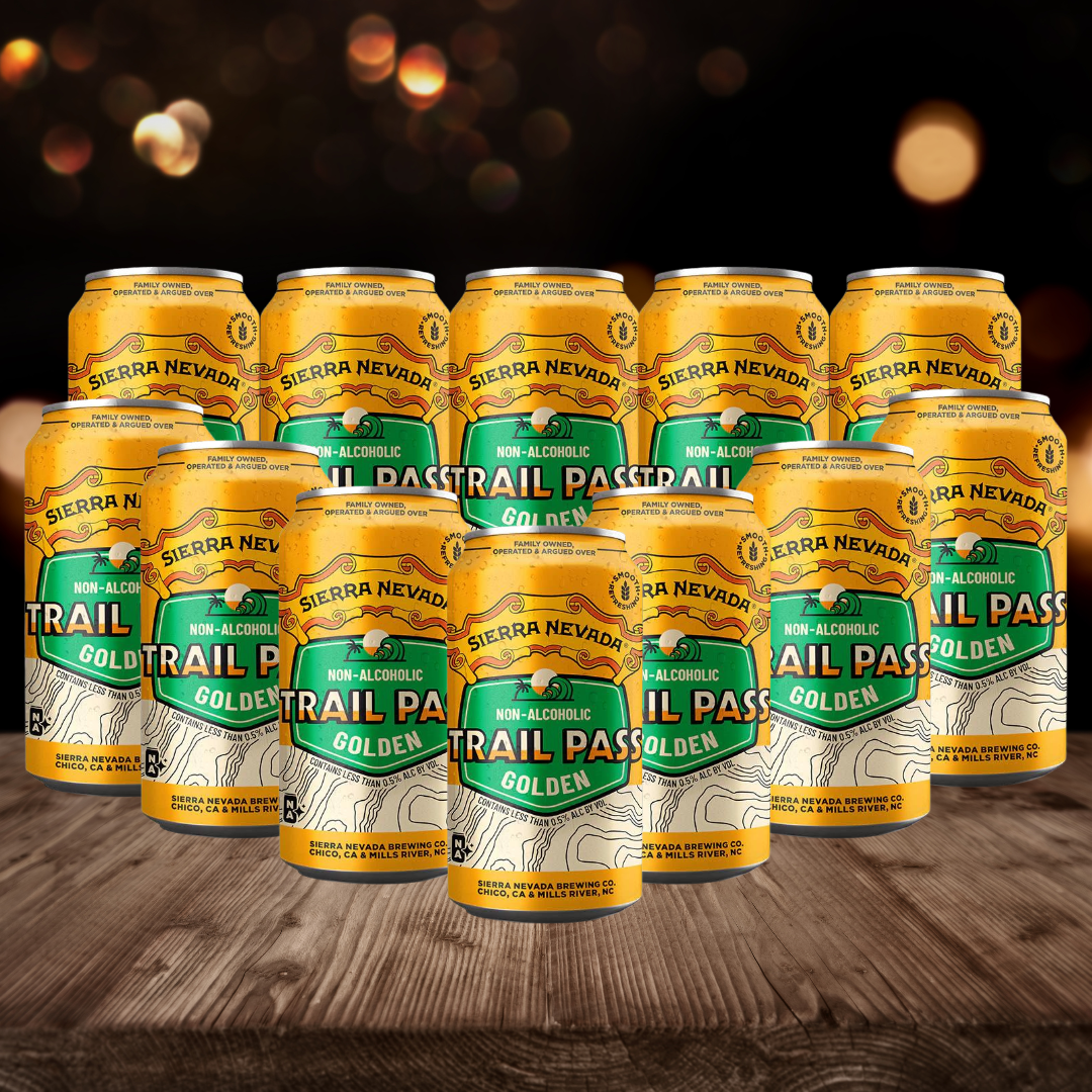 Sierra Nevada American Trail Pass Non-Alcoholic Golden Ale 355ml Cans – 0.5% ABV (12 Pack) - BEERHUNTER