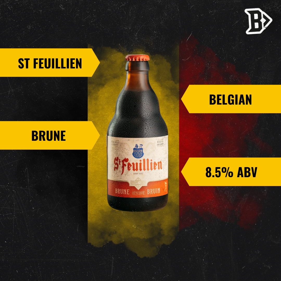 St Feuillien Belgian Brune 330ml Bottles - 8.5% ABV (12 Pack)