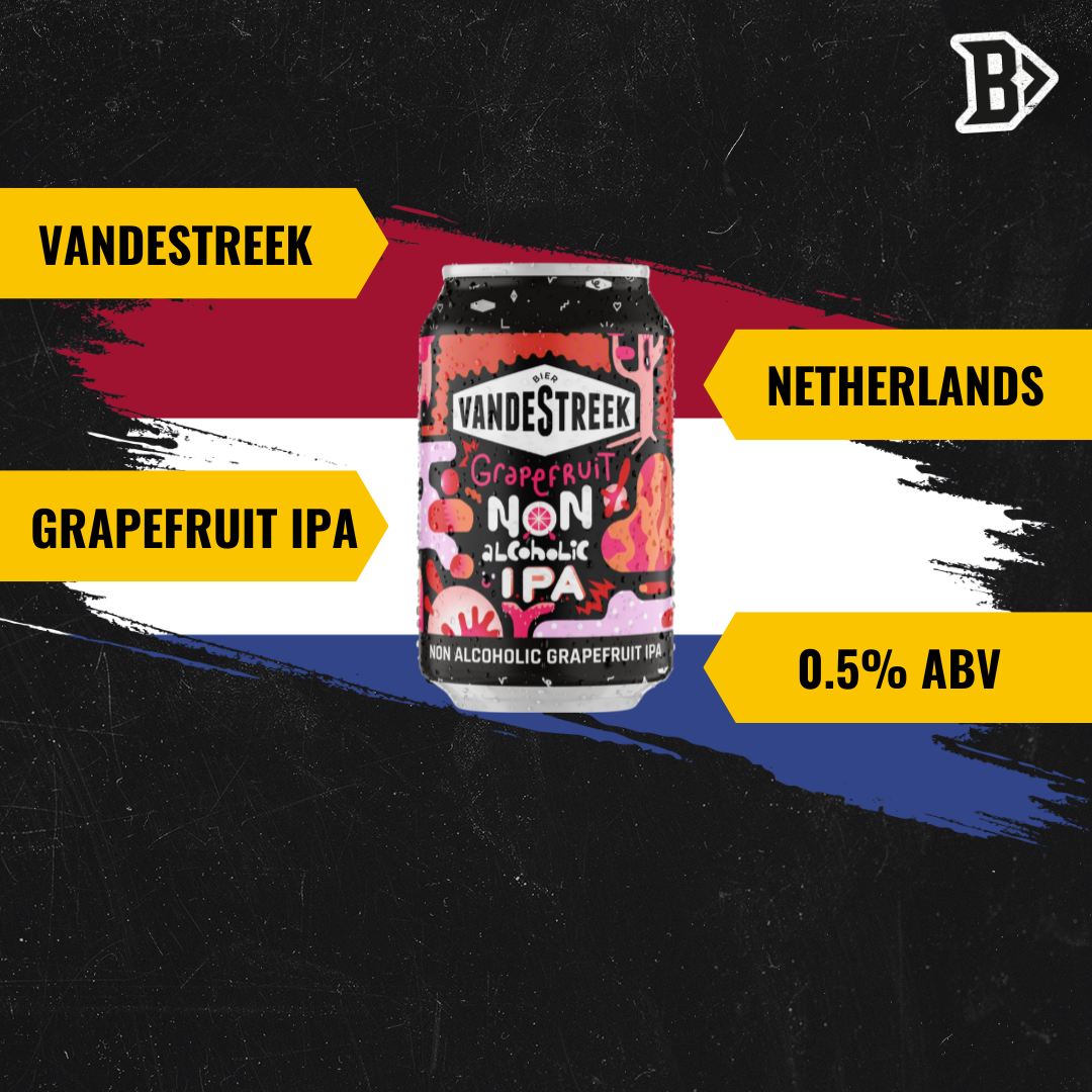 VandeStreek Grapefruit Dutch Non-Alcoholic IPA 330ml Cans - 0.5% ABV (Multipack)