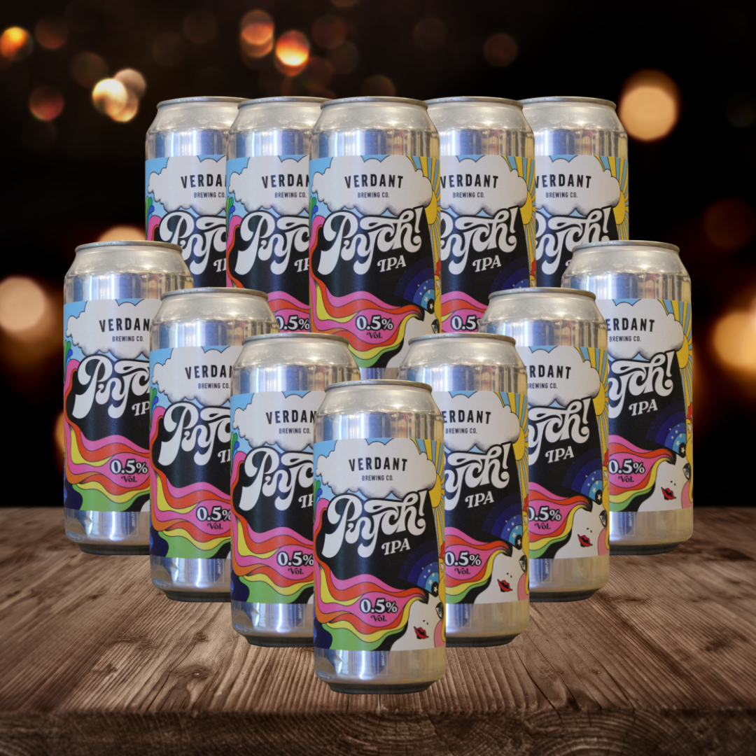 Vedant Psych British Low Alcohol IPA 440ml Cans - 0.5% ABV (multipack)