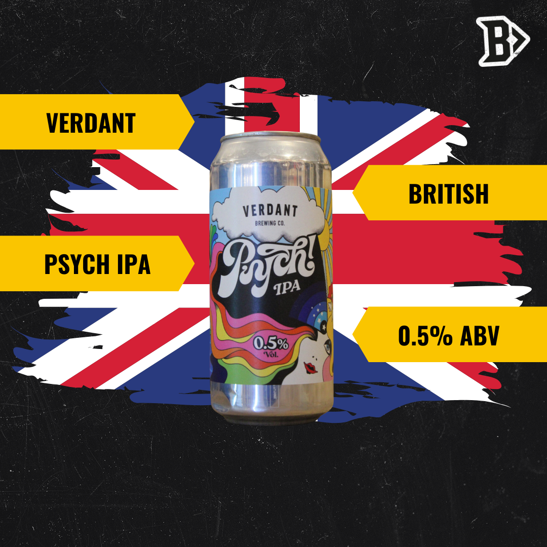 Vedant Psych British Low Alcohol IPA 440ml Cans - 0.5% ABV (multipack)