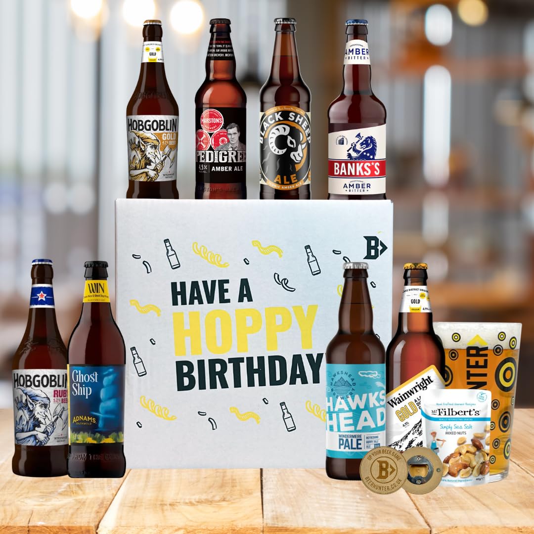 British Ale Hoppy Birthday Gift Box - (8 Pack)