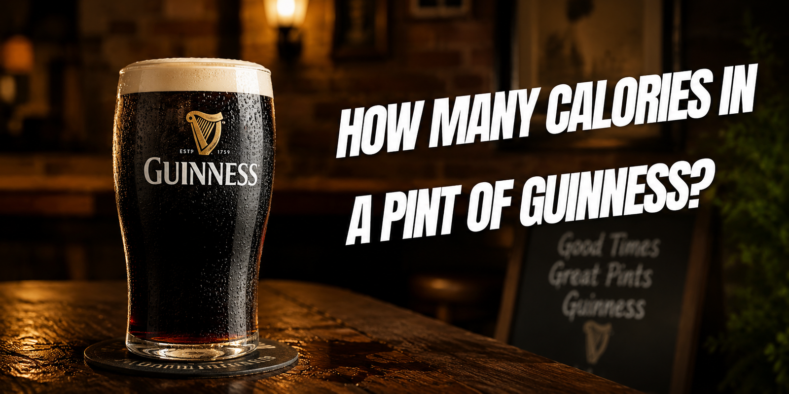 How Many Calories in a Pint of Guinness? The Complete Guide