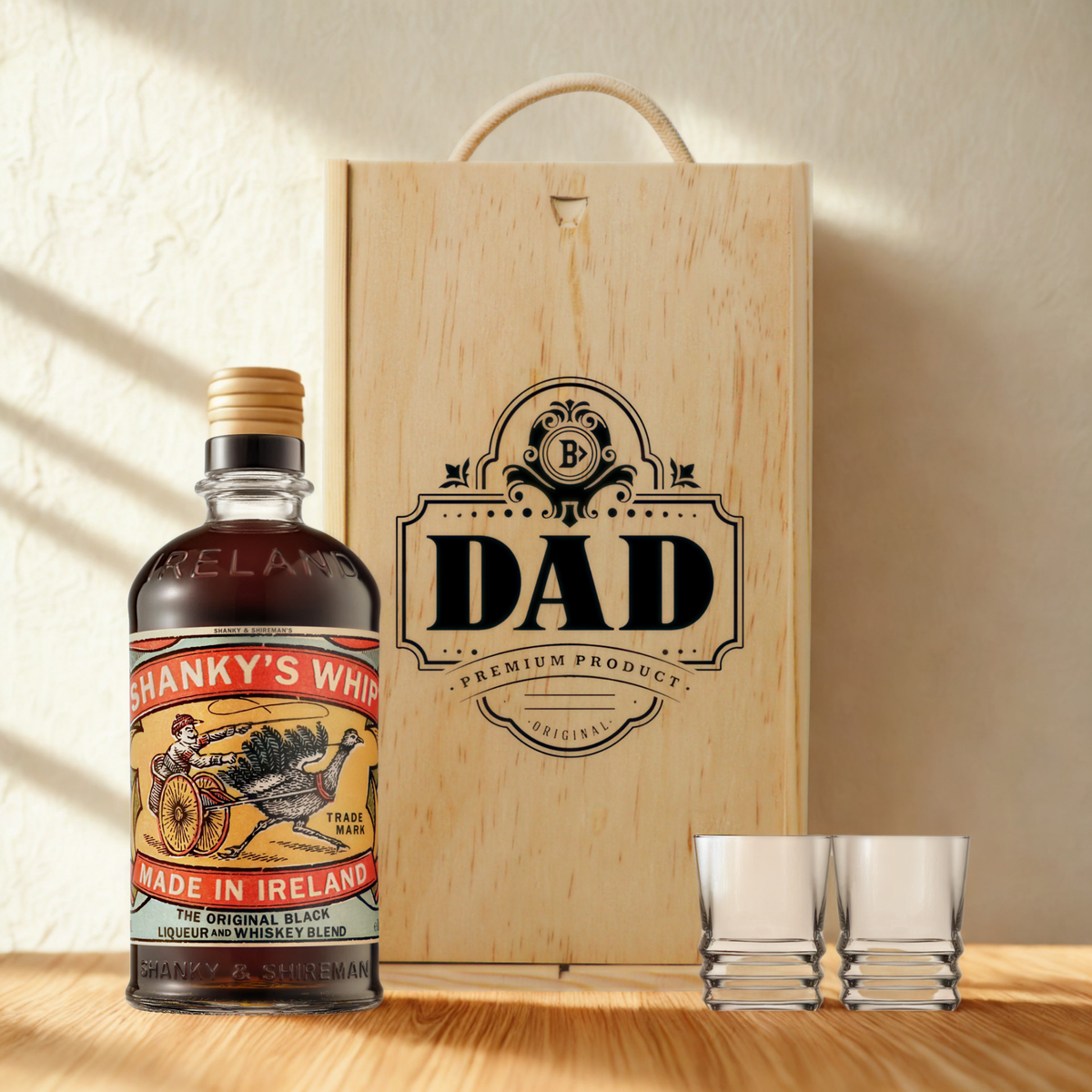 Best Dad Aperitif &amp; Liqueur Gift Set – Premium Spirits Selection with Glasses
