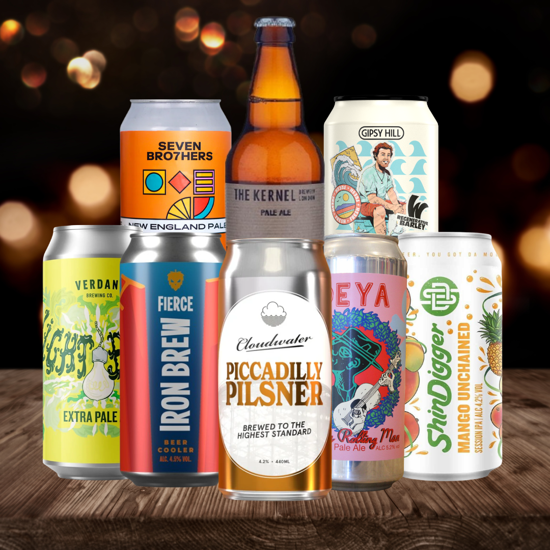 Best of British Craft Beer Mixed Case - IPA, Pale Ale, Pilsner, Sour, Porter (8 Pack)