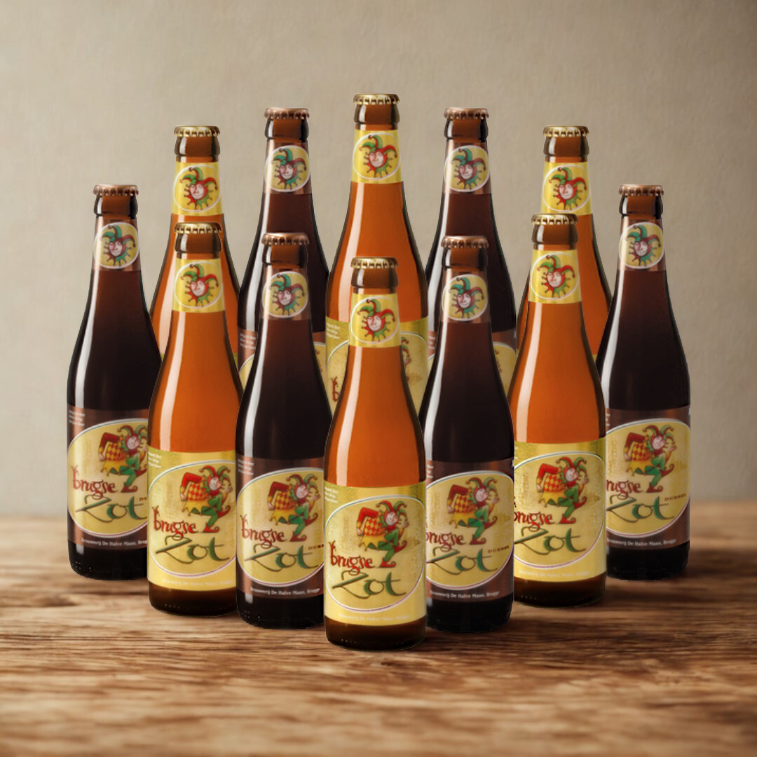 Brugse Zot Belgian Mixed Case (Blonde &amp; Bruin) 330ml Bottles – (12 Pack)