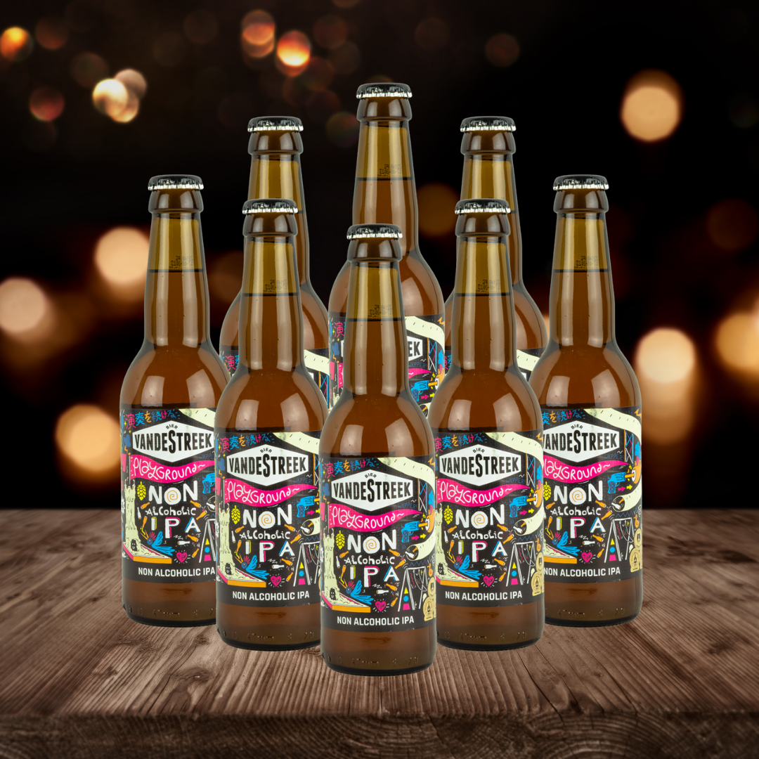 VandeStreek Playground Dutch Non-Alcoholic IPA 330ml Bottles - 0.5% ABV (Multipack)