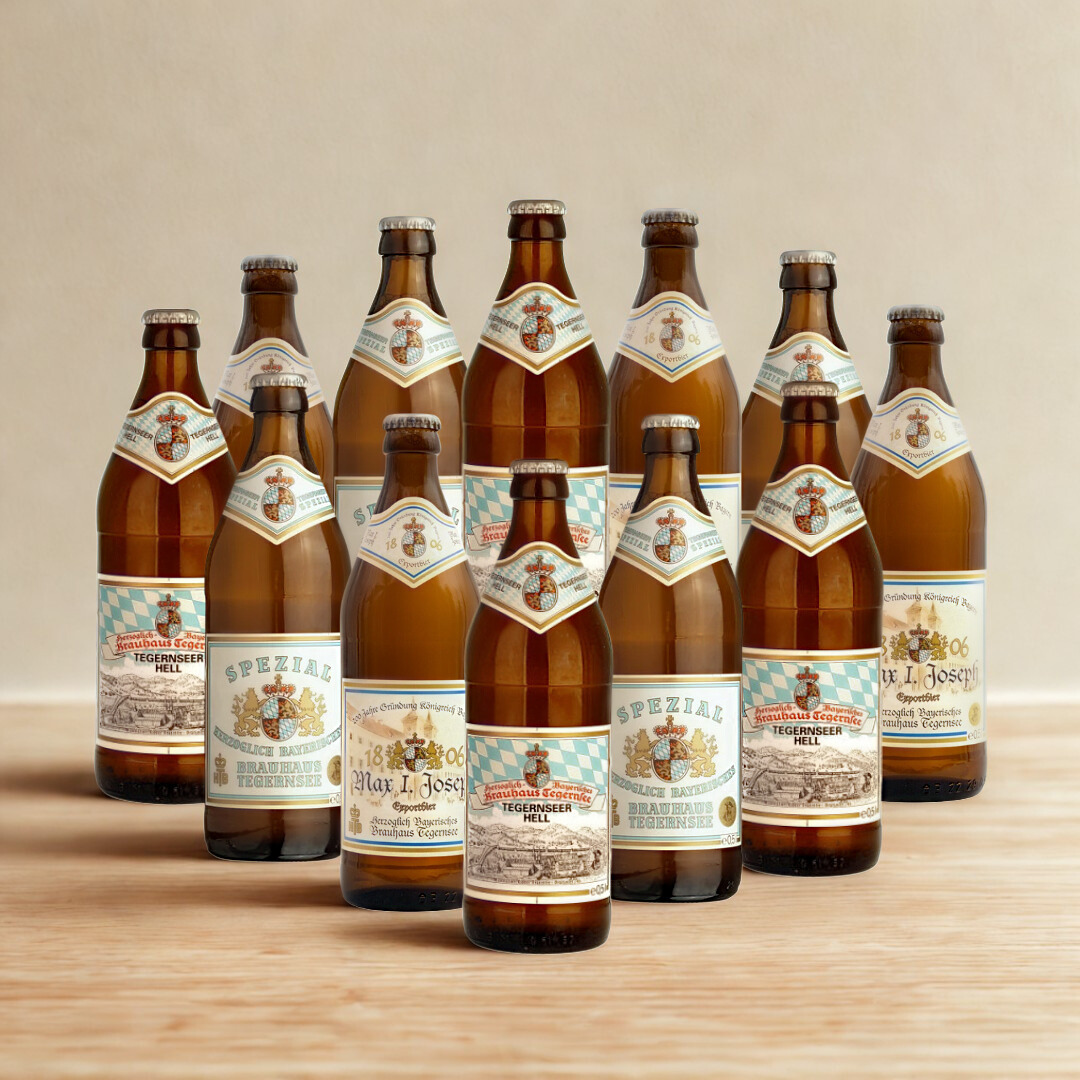 Tegernseer German Beer Mixed Case (Helles, Max-Joseph & Spezial) – (12 Pack)